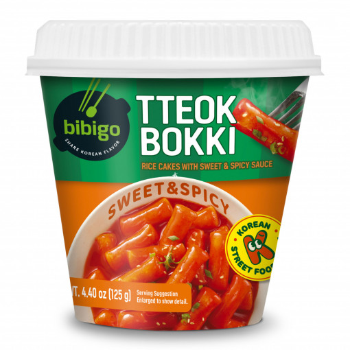 CJ Bibigo - Tteokbokki Cup Sweet & Spicy 125g CJ Bibigo - Tteokbokki Cup Sweet & Spicy 125g
