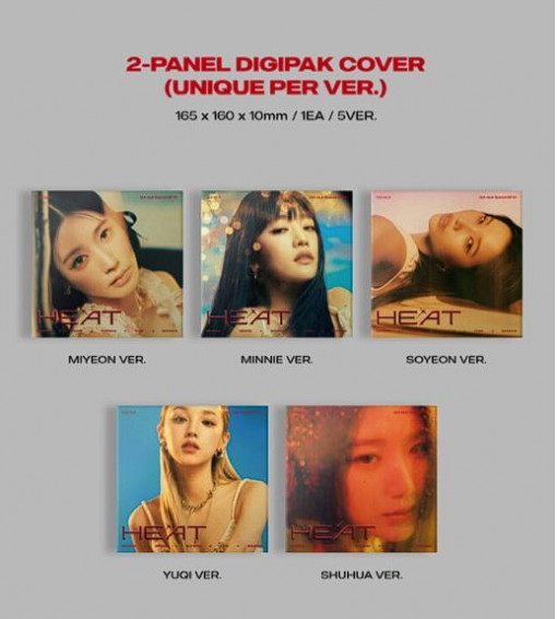 (G)I-DLE – Heat (Digipack Member ver.)