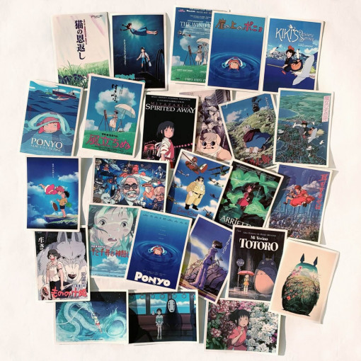 Ghibli Studio Stickers (25 pcs)