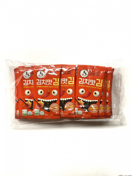 JANGSOO Kimchi Roasted Laver 56g (28x2g)