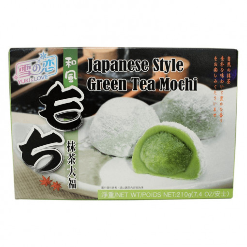 Mochi Rice Cake Green Tea Y&L 210g