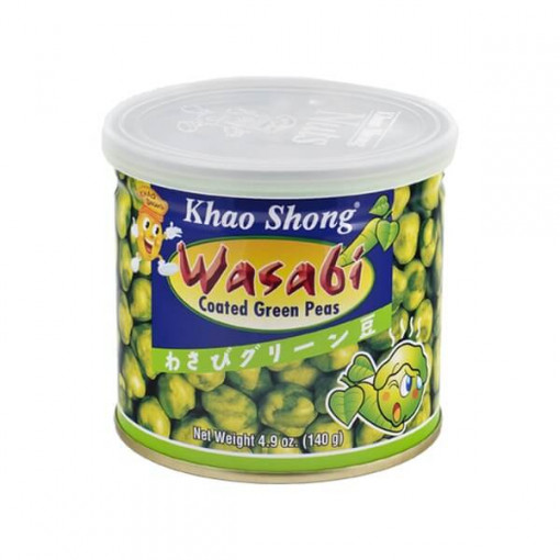 Snacks green peas & wasabi KHAO-S can 140g