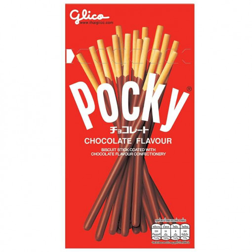 Pocky Chocolate Coated Biscuit Sticks (Thai) 47g