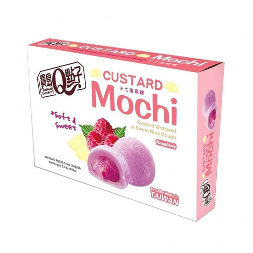 Custard Mochi Raspberry 168g