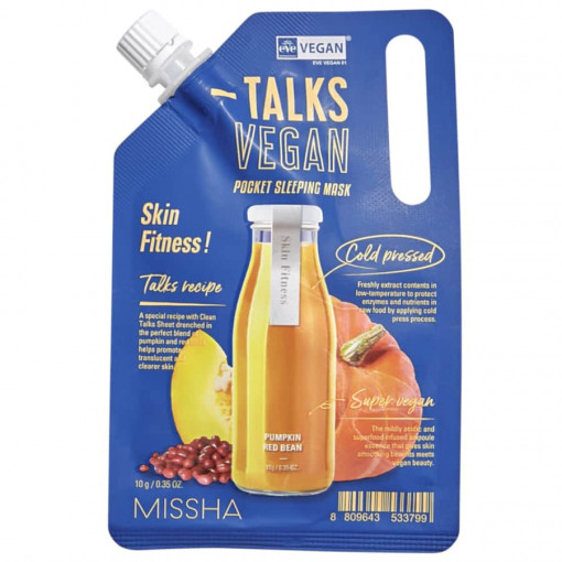 'Missha' Talks Vegan Squeeze Mask [Skin Fitness!] 10g