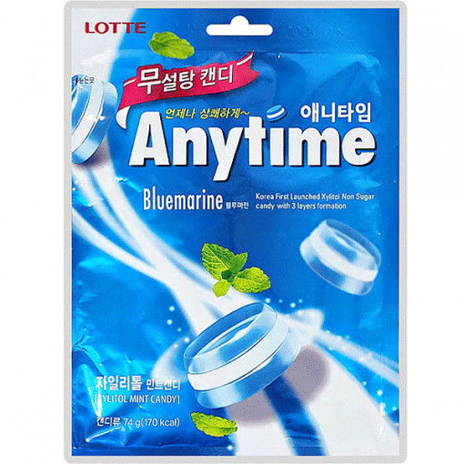 Lotte Anytime Bluemarine Candy 74g