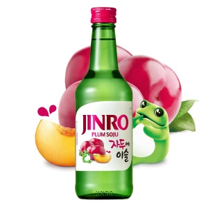 Jinro Soju Plum 13% 350ml - Img 2