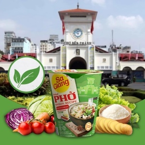 SaGiang Instant Pho with Vegetables Flavor 50g - Img 2