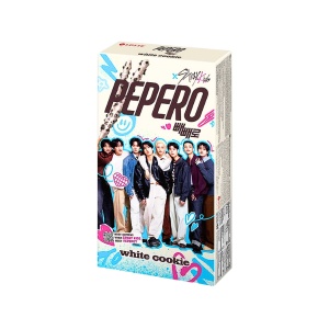 STRAY KIDS x LOTTE Pepero White Cookie 312g (8 boxes x 32g)