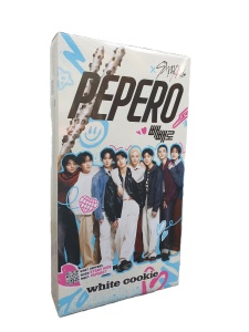 STRAY KIDS x LOTTE Pepero White Cookie 312g (8 boxes x 32g)