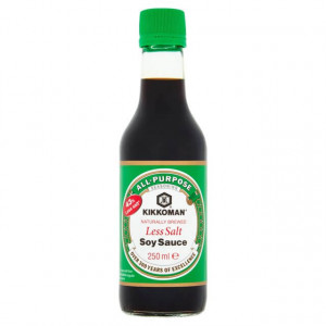 Kikkoman Less Salt Soia Sauce 250ml