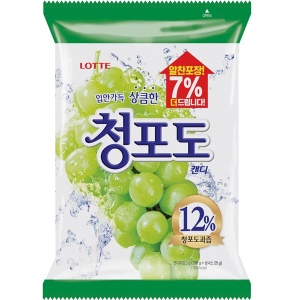 Lotte Grape Candy 153g - Img 1