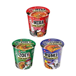Nongshim K-Pop Demon Hunters Ramyun Cup Set 204g - Img 2