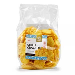 GT Chilli Corn Crackers 115g