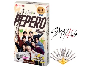 Lotte Pepero x Stray Kids "White Cookie" Limited Edition (group) 32g