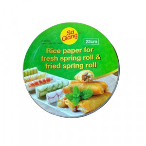 Sa Giang Rice Paper for Spring Rolls 400g (22cm)