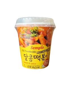 Sempio Instant Tteokbokki Cup Sweet & Spicy 160g