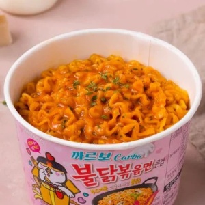 Hot Chicken Carbonara Ramyun Cup 80g - Img 2