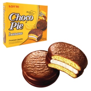 Lotte Choco pie Banana 336g - Img 2