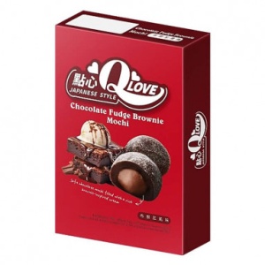 QLove Chocolate Fudge Brownie Deluxe Mochi 180g