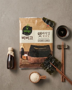 Bibigo Savory Roasted Seasoned Seaweed 20g (alge prajite)