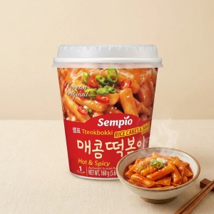 Sempio Instant Tteokbokki Cup Hot & Spicy 160g