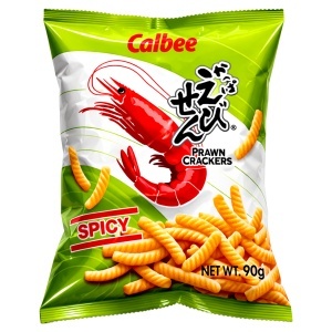 Calbee Prawn Craker Spicy 90g