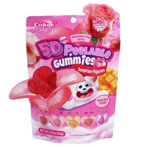 Cokoc Peelable Gummies Mixed Fruits 60g