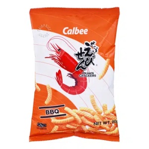 Calbee Prawn Crakers BBQ 90g