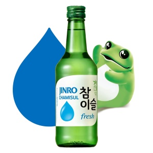 Jinro Chamisul Soju Fresh 16.9% 350ml