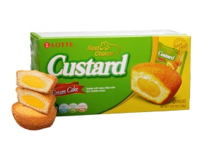 Lotte Custard Cake 138g 6 buc.