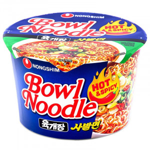 Nongshim Bowl Noodle Hot&Spicy Ramen 100g