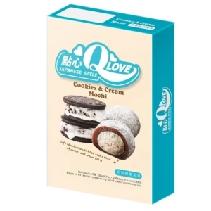 QLove Cookies & Cream Deluxe Mochi 180g