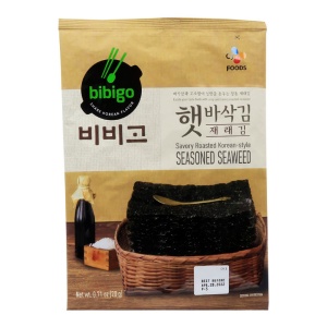 Bibigo Savory Roasted Seasoned Seaweed 20g (alge prajite) - Img 2