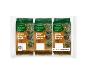 CJ Bibigo Crispy Seaweed Snacks Korean BBQ (5g*3) 15g