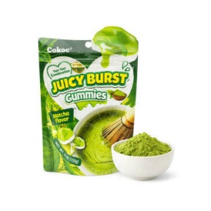 Cokoc Double Layered Filled Gummies Matcha 60g