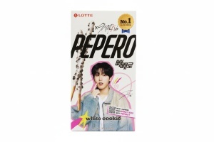 Lotte Pepero White Cookie x Stray Kids 32g (Limited Edition) - Img 2