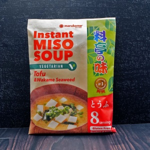 Marukome Instant Miso Soup Tofu&Wakame 152g (Veg) - Img 1