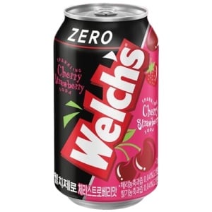 Welch's Cherry Strawberry Soda 355ml (zero sugar) - Img 1