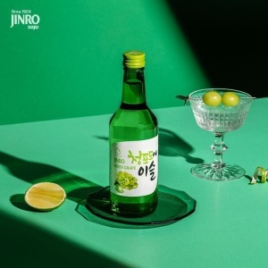Jinro Soju Green Grape 13% 350ml