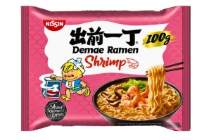 Nissin Demae Shrimp Ramen 100g