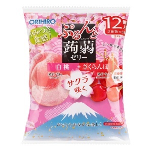 Orihiro Konjac Jelly with Apple, Cherry & White Peach 480g