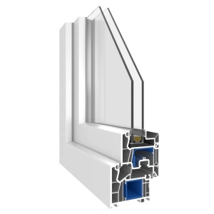 Portafinestra Veka 76 MD, bianco, 850 x 2300 - Img 4