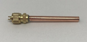 Teava de incarcare frigider cu valva 120MM/6MM +VALVA SCHRADER - Img 3