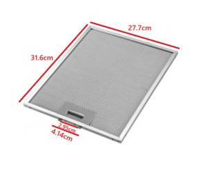 Filtru metalic antigrasime hota 31.6cm X 27.7cm - Img 2