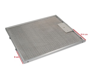 Filtru metalic, antigrasime hota Whirlpool, Hotpoint, Ariston, Indesit, Candy 30,5cm / 26,7cm - Img 2