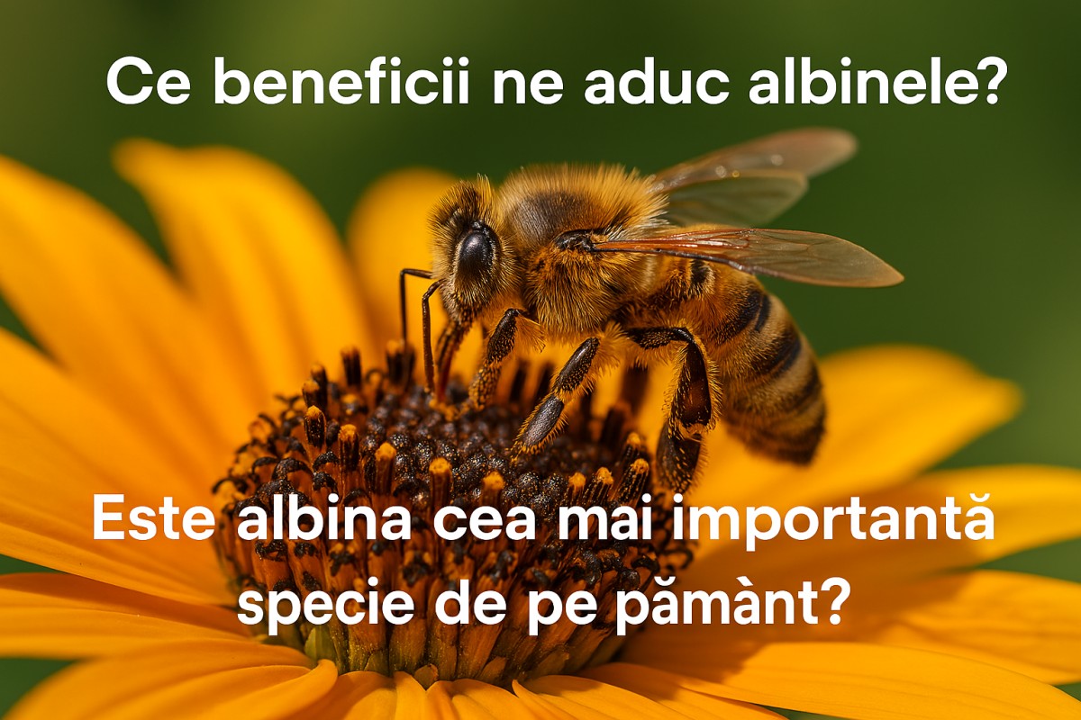 Ce beneficii ne aduc albinele? Este albina cea mai importanta specie de pe pamant?