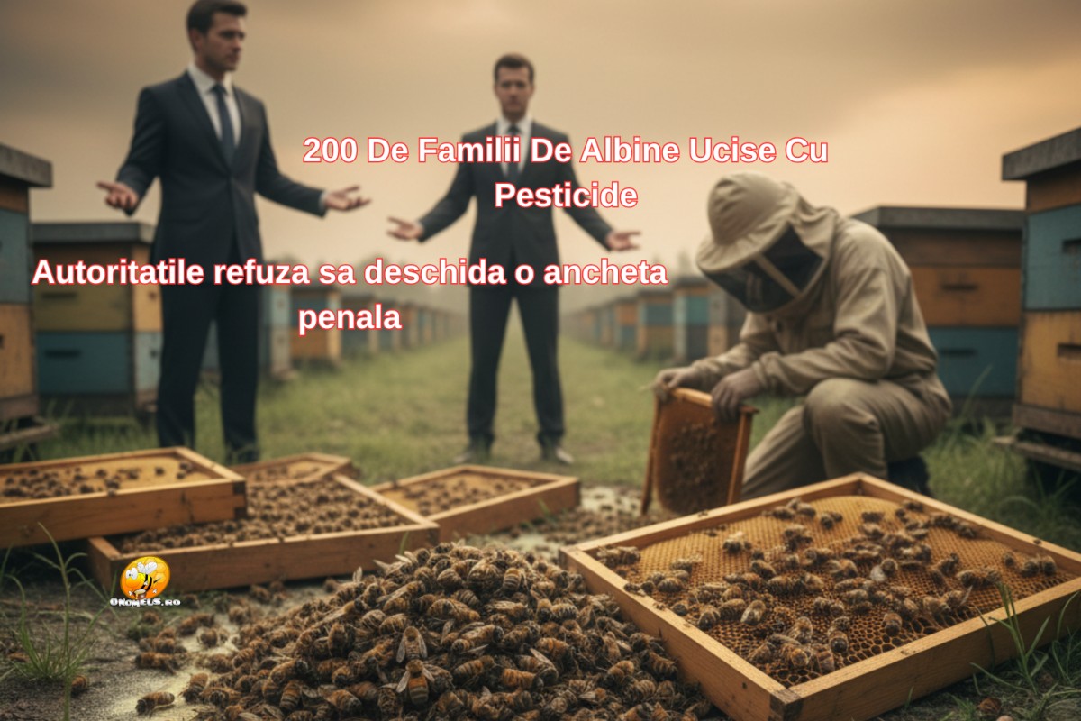 200 de familii de albine ucise cu pesticide, dar procurorii spun : "Nu putem face nimic, alninele nu sunt animale!"