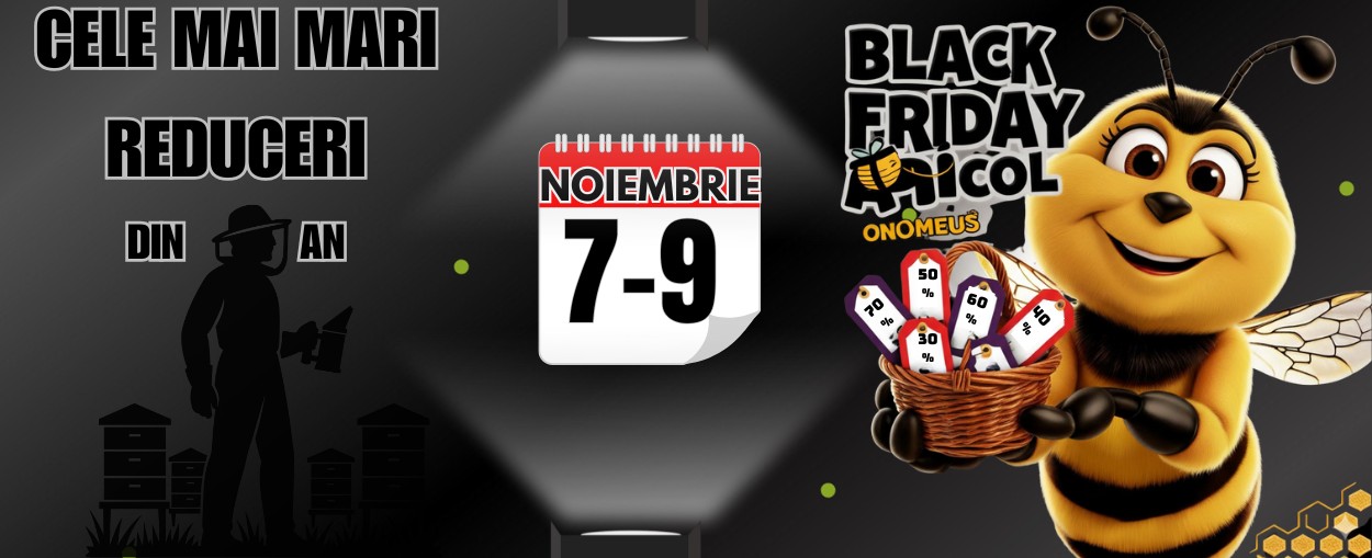 Black Friday Apicol 2025 – Reduceri Masive la Echipamente și Unelte pentru Apicultori 🐝🔥