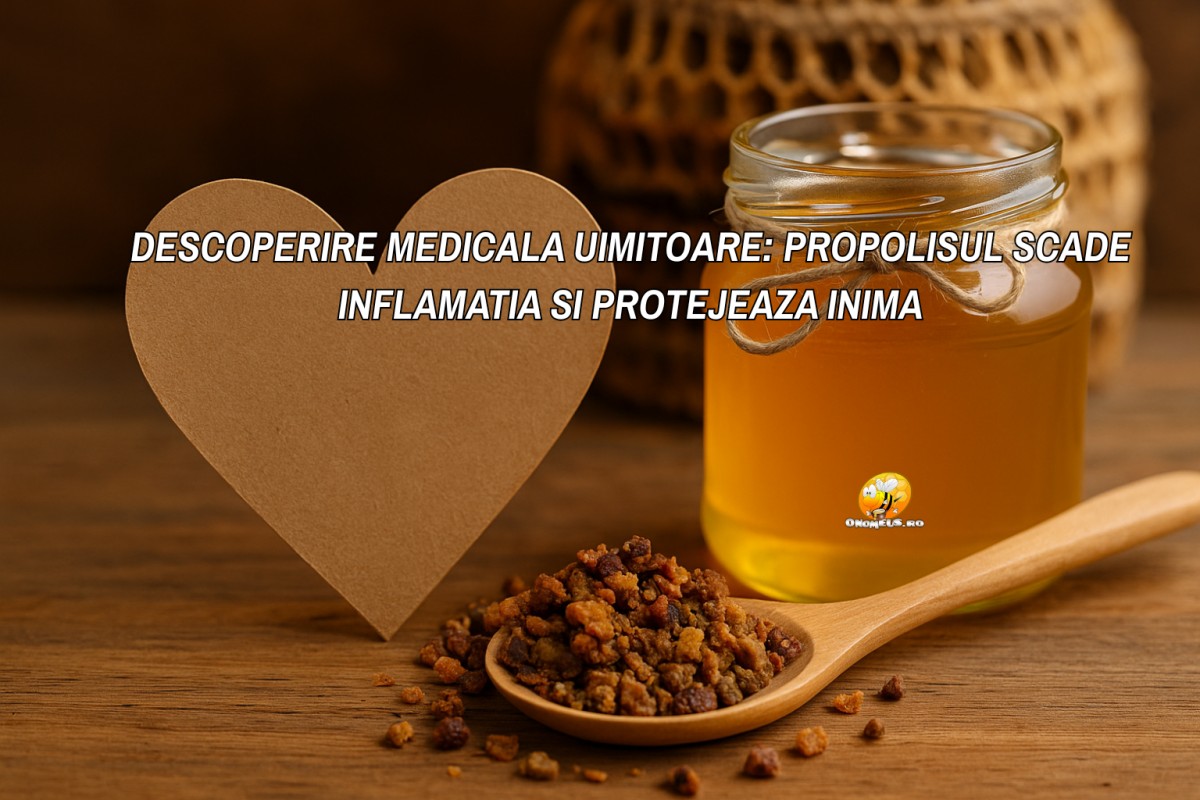 Descoperire medicala uimitoare: Propolisul scade inflamatia si protejeaza inima– cercetare recenta - onomeus.ro
